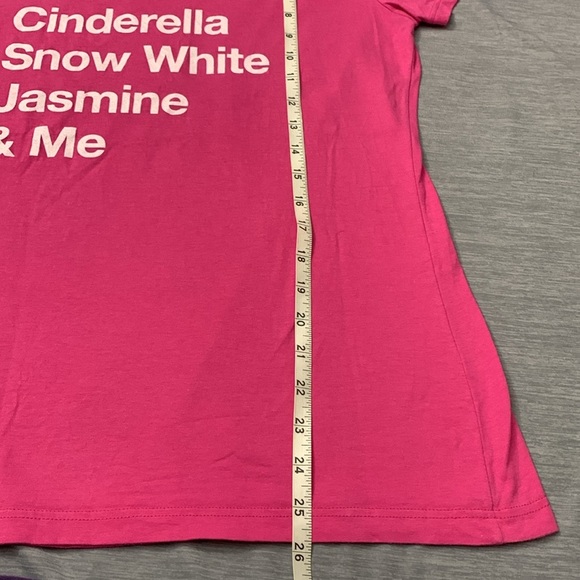 Disney Princess Pink White Graphic Tee Ariel
Cinderella Snow White Jasmine & Me - Picture 4 of 6